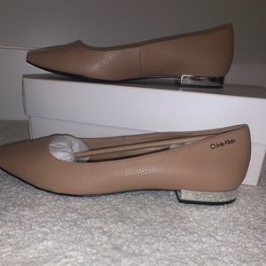Calvin Klein heeled flats!